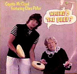 Where's the beef? 本為快餐連鎖店Wendy's的口號 引自wiki Where's the beef? 本為快餐連鎖店Wendy's的口號 引自wiki