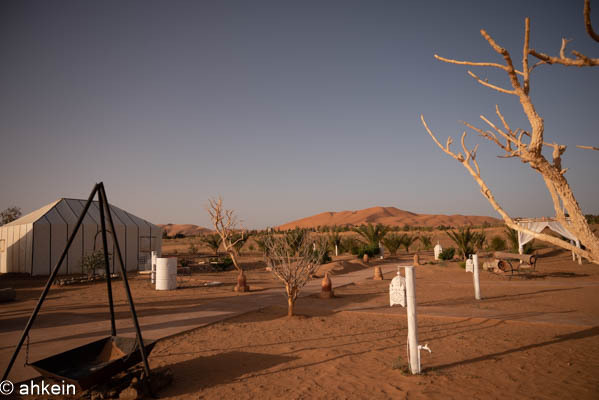 沙漠營地有如渡假村